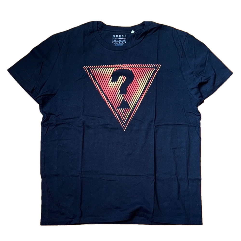 GUESS Men's Black Graphic T-Shirt